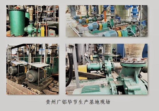 砂浆泵在氧化铝生产中的使用